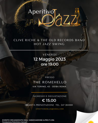 Aperitivo Jazz – 12 MAGGIO 2023 | Roma