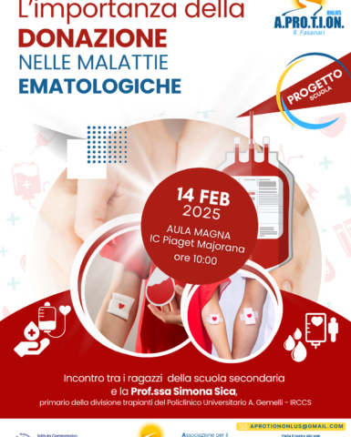 L’importanza della DONAZIONE nelle malattie Ematologiche